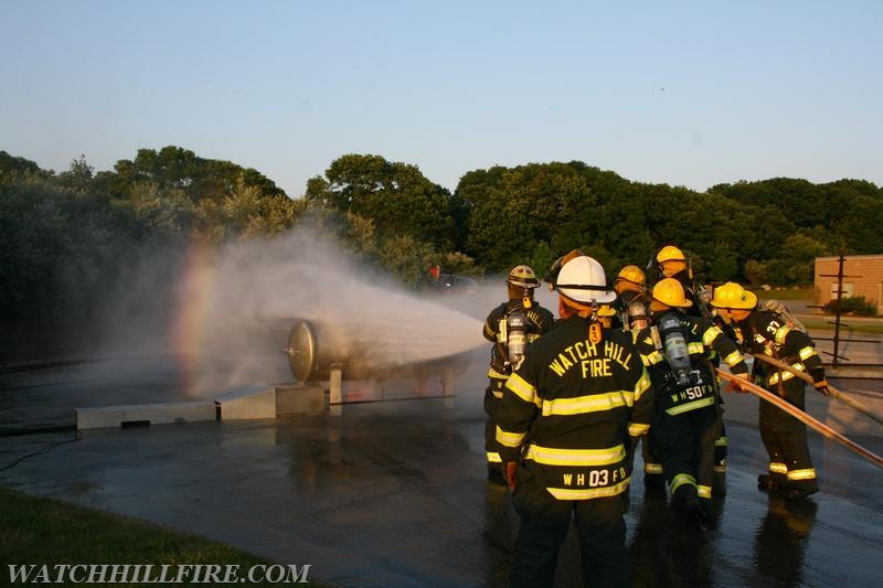 Live Fire Training with Misquamicut Fire Department- July 2014.